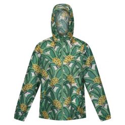 Kurtka Damska Orla Kiely Tropical Floral Packaway Waterproof Jacket. Zielone kurtki sportowe damskie Regatta, m, bez wzorów, bez ramiączek, bez kaptura, trekkingowe. Za 158.99 zł.
