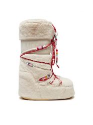 Moon Boot Śniegowce 80D1408990 Beżowy. Brązowe śniegowce damskie Moon Boot, z materiału, bez zapięcia. Za 1,839.00 zł.