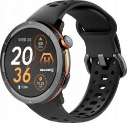 Smartwatch myPhone Hammer Watch 2 Lite Czarny (SMA002930). Czarne zegarki smartwatch Myphone, bez wzorów. Za 286.43 zł.