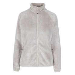 Bluza Polarowa Zimowa Damska TellTale. Białe bluzy damskie Trespass, na zimę, l, bez wzorów, z materiału, bez ramiączek, bez kaptura. Za 164.99 zł.