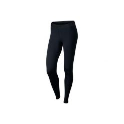 Legginsy fitness kardio damskie. Czarne legginsy damskie Nike, bez wzorów, z elastanu. Za 139.99 zł.