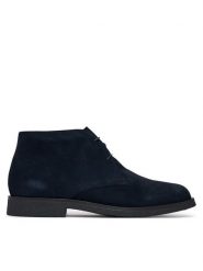 Geox Trzewiki U Claudio U6658D 00022 C4021 Granatowy. Niebieskie botki męskie Geox, bez wzorów, ze skóry, bez obcasa, bez zapięcia. Za 449.99 zł.