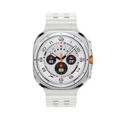 Zegarek smartfony Samsung Galaxy Watch Ultra 2025 Tytan Biały. Białe, cyfrowe zegarki męskie SAMSUNG, bez wzorów, szklane. Za 2,034.20 zł.