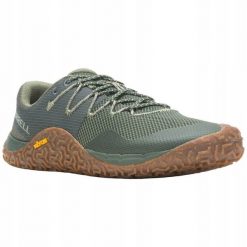 Merrell Trail Glove 7 J067655 Zielone 42. Zielone buty sportowe męskie Merrell, bez wzorów, bez zapięcia. Za 549.99 zł.