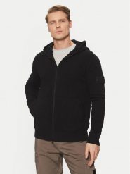 Stone Island Kardigan 8115528FA Czarny Regular Fit. Czarne swetry męskie Stone Island, m, bez wzorów, z wełny, bez kołnierzyka, bez ramiączek. Za 2,529.00 zł.