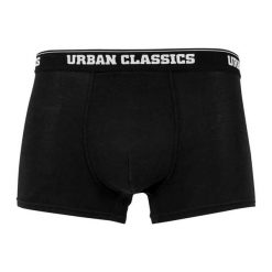 Bokserki Męskie Z Modalu (zestaw 2 Sztuk). Czarne bokserki męskie Urban Classics, bez wzorów. Za 67.99 zł.
