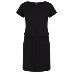Sukienka damska Pętla Ubulina Czarna. Czarne sukienki damskie ZSPORT, m, bez wzorów, sportowe, bez kołnierzyka, bez ramiączek, sportowe. Za 212.99 zł.