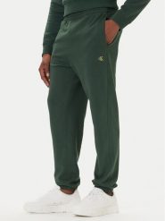 Calvin Klein Jeans Spodnie dresowe LV04RD241G Zielony Regular Fit. Zielone spodnie sportowe męskie Calvin Klein Jeans, m, bez wzorów, z bawełny. Za 279.99 zł.