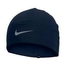 Czapka polarowa termiczna Nike. Niebieskie czapki damskie Nike, na zimę, bez wzorów, z materiału, eleganckie. Za 129.99 zł.