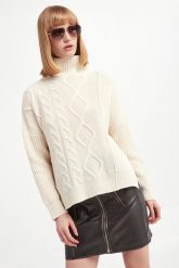 Sweter damski z golfem Lambert WEEKEND MAX MARA. Swetry nierozpinane damskie Weekend Max Mara, xs, bez wzorów, bez kołnierzyka, bez ramiączek. W wyprzedaży za 958.30 zł.