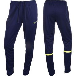 Spodnie Sportowe damskie Nike Dri-Fit Academy 21 Pant. Niebieskie spodnie dresowe damskie Nike, bez wzorów, sportowe, długie, dri-fit (nike). Za 209.92 zł.