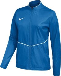 Kurtka damska Nike Park 26 Rain niebieska HM7267 463 L. Niebieskie kurtki sportowe damskie Nike, l, bez wzorów, bez ramiączek, bez kaptura. Za 160.91 zł.