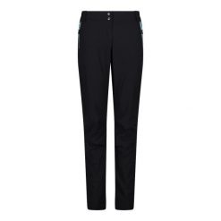 Spodnie damskie turystyczne CMP 35T6386. Niebieskie spodnie materiałowe damskie CMP, na lato, bez wzorów, sportowe. Za 382.50 zł.