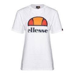 Koszulka damska Ellesse Arieth. Białe bluzki damskie Ellesse, s, bez wzorów, sportowe, bez kołnierzyka, bez ramiączek. Za 75.99 zł.