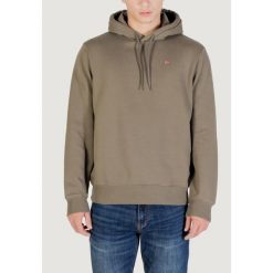 Bluza Mężczyzna NAPAPIJRI BALIS HOOD. Zielone bluzy męskie Napapijri, m, bez wzorów, z bawełny, bez kaptura. W wyprzedaży za 272.30 zł.