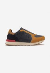 Brązowe Buty Sportowe z Ozdobnymi Przeszyciami i Wstawkami Oradea. Brązowe buty sportowe męskie Born2be, bez wzorów, bez zapięcia. Za 139.99 zł.
