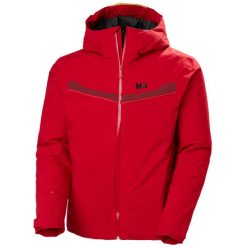 Kurtka narciarska Helly Hansen Panorama 2.0. Czerwone kurtki sportowe męskie Helly Hansen, m, bez wzorów, bez kaptura, narciarskie. Za 1,262.00 zł.