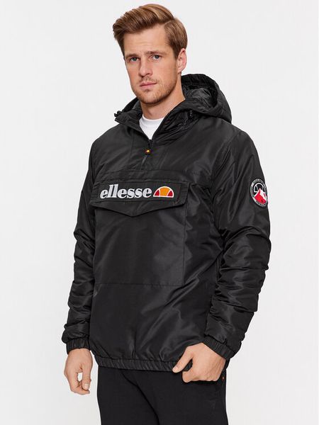 Ellesse Kurtka anorak Monterini SHR08149 Czarny Regular Fit. Czarne kurtki sportowe męskie Ellesse, m, bez wzorów, z syntetyku, bez kaptura, outdoorowe. Za 419.99 zł.