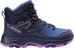 Buty trekkingowe damskie hitec Damskie buty Hi-tec DENEB MID WO'S navy/pink rozmiar 38. Niebieskie obuwie trekkingowe damskie HITEC, bez zapięcia. Za 303.12 zł.