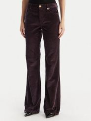 PINKO Spodnie materiałowe Old Velvet 105662 A2WS Fioletowy Regular Fit. Fioletowe spodnie materiałowe damskie Pinko, bez wzorów, z bawełny. Za 1,059.00 zł.