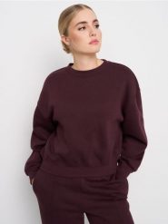 Bluza ze ściągaczami - czerwony. Czerwone bluzy damskie Sinsay, l, bez wzorów, bez ramiączek, bez kaptura. Za 39.99 zł.