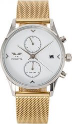 Zegarek Vendetta Zegarek damski Silver Lake white/gold mesh VE1058 uniwersalny. Białe zegarki damskie Vendetta, z meshu. Za 349.00 zł.