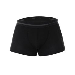 Bokserki męskie plus size Brubec COMFORT WOOL. Czarne bokserki męskie Brubeck, bez wzorów, z elastanu. Za 84.99 zł.