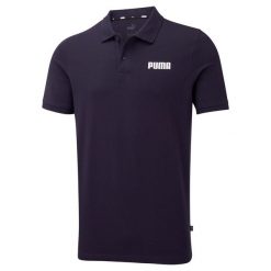 Koszulka Polo Sportowa Męska Puma Ess Pique. Niebieskie koszulki sportowe męskie Puma, l, bez wzorów, bez ramiączek. Za 99.99 zł.