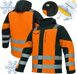 Kurtka męska Artmas Kurtka Robocza Zimowa Softshell Ocieplany Fluorescencyjna Pasy Odblaski Xxl Classic-Vis Win O Xxl 5907791450258. Kurtki męskie artmas, na zimę, m, bez wzorów, z softshellu, bez kaptura. Za 182.99 zł.