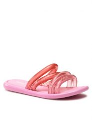 Melissa Klapki Airbubble Slide Ad 33747 Różowy. Czerwone klapki damskie Melissa, bez wzorów, z tworzywa sztucznego, bez obcasa, bez zapięcia. Za 189.99 zł.