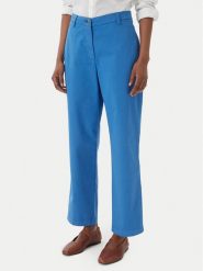 Tommy Hilfiger Chinosy WW0WW49647 Niebieski Slim Fit. Niebieskie spodnie materiałowe damskie Tommy Hilfiger, bez wzorów, z bawełny. Za 489.99 zł.