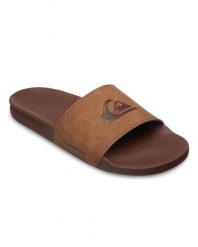 Sandały dla Mężczyzn RIVI Brązowy. Brązowe sandały męskie Quiksilver, bez wzorów, z gumy, bez zapięcia. Za 189.99 zł.