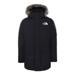 Kurtka turystyczna zimowa męska The North Face M Recycled Mcmurdo Parka. Czarne parki męskie The North Face, na zimę, m, bez wzorów, sportowe, bez kołnierzyka, bez kaptura. Za 1,875.00 zł.