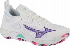 Mizuno Wave Momentum 3 V1GC231220 białe 40,5. Białe obuwie sportowe damskie Mizuno, bez wzorów, bez zapięcia, mizuno wave. Za 617.69 zł.