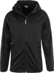 Damska kurtka softshell Promodoro z kapturem czarna 2XL. Czarne kurtki sportowe damskie Erima, na jesień, s, bez wzorów, z materiału, bez ramiączek, z kapturem, trekkingowe. Za 233.99 zł.