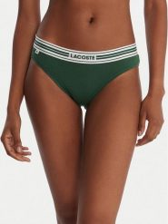 Lacoste Figi klasyczne 8F1333 Zielony. Zielone majtki damskie Lacoste, z bawełny. Za 129.99 zł.