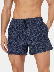 EA7 Emporio Armani Szorty kąpielowe 7M001677 AF21249 MB461 Granatowy Regular Fit. Niebieskie kąpielówki męskie EA7 Emporio Armani, l, bez wzorów, z syntetyku. Za 329.99 zł.