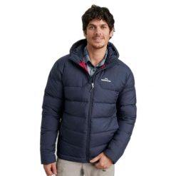 Kurtka z kapturem Kathmandu Epiq. Niebieskie kurtki męskie KATHMANDU, na zimę, m, bez wzorów, z materiału, z kapturem. Za 1,122.85 zł.