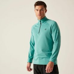 Fuse Up II Polar narciarski męski. Niebieskie bluzy sportowe męskie Dare 2B, m, bez wzorów, z polaru, bez kaptura, narciarskie. Za 176.50 zł.