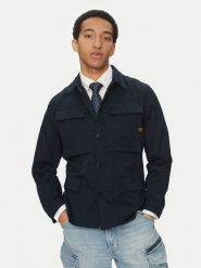 G-Star Raw Kurtka przejściowa 4 Pkt Overshirt D26429-D967 C742 Granatowy Slim Fit. Niebieskie kurtki męskie G-Star Raw, m, bez wzorów, z bawełny, retro, bez kaptura. W wyprzedaży za 489.99 zł.
