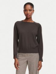 Marella Sweter Emme by Marella Cottage 2625366211 Brązowy ciemny Regular Fit. Brązowe swetry nierozpinane damskie Marella, l, bez wzorów, z wełny, bez kołnierzyka, bez ramiączek. Za 664.99 zł.