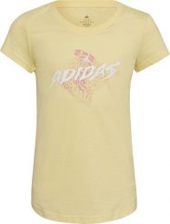 Adidas Koszulka adidas 3 BAR G Tee HL1619. Bluzki damskie Adidas, bez wzorów, bez kołnierzyka, bez ramiączek. Za 65.78 zł.