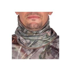 Komin myśliwski ACTIKAM CAMO. Brązowe szaliki męskie SOLOGNAC, bez wzorów, z materiału. Za 29.99 zł.