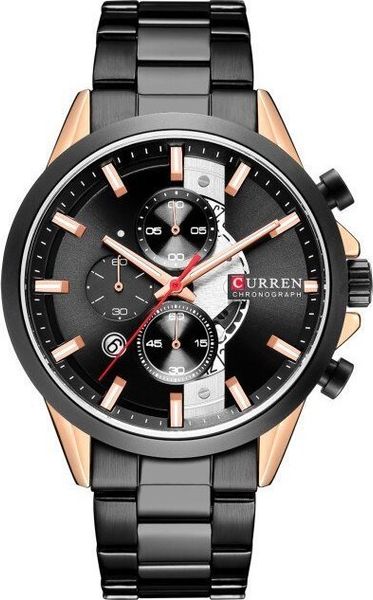 Zegarek Curren ZEGAREK MĘSKI CURREN 8325 (zc021b) - CHRONOGRAF. Zegarki męskie Curren, bez wzorów. Za 123.70 zł.