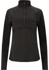 Bluza midlayer damska Endurance Lucile. Czarne bluzy damskie Endurance, bez wzorów, z elastanu, bez ramiączek, bez kaptura. Za 179.99 zł.