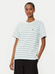 Weekend Max Mara T-Shirt Satrapo 2515971031 Zielony Regular Fit. Zielone t-shirty damskie Weekend Max Mara, s, bez wzorów, z bawełny, bez kołnierzyka, bez ramiączek. Za 229.99 zł.