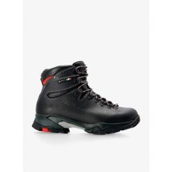 Buty trekkingowe męskie Zamberlan Vioz GTX. Czarne buty zimowe męskie Zamberlan, bez wzorów, bez obcasa, bez zapięcia. Za 680.99 zł.
