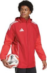 Kurtka męska adidas Tiro 25 Competition All-Weather czerwona JI6503 XL. Czerwone kurtki męskie Adidas, m, bez wzorów, bez kaptura. Za 573.38 zł.