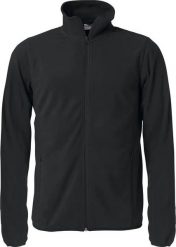 Clique Basic Micro Fleece Kurtka męska — 100% poliester antipilling. Czarne kurtki sportowe męskie CLIQUE, l, bez wzorów, z poliesteru, bez kaptura. Za 161.81 zł.