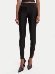 Versace Jeans Couture Legginsy 79HAC114 N0008 Czarny Slim Fit. Czarne legginsy damskie Versace Jeans Couture, bez wzorów, z jeansu. Za 669.99 zł.